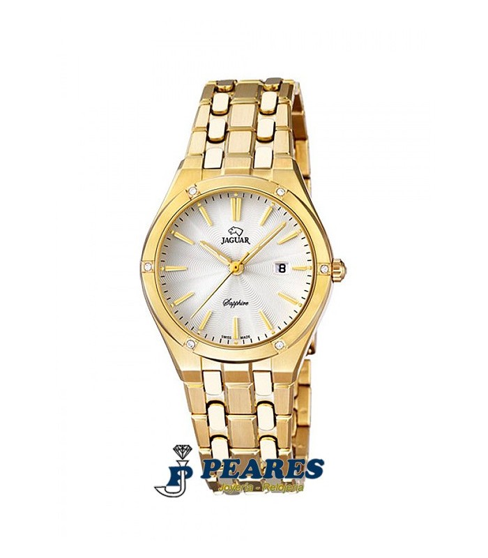Reloj JAGUAR dorado, para mujer. - J672/1 - J. Peares